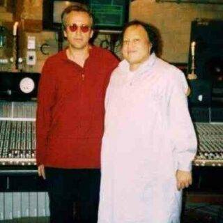 Peter Gabriel and Nusrat Fateh Ali Khan